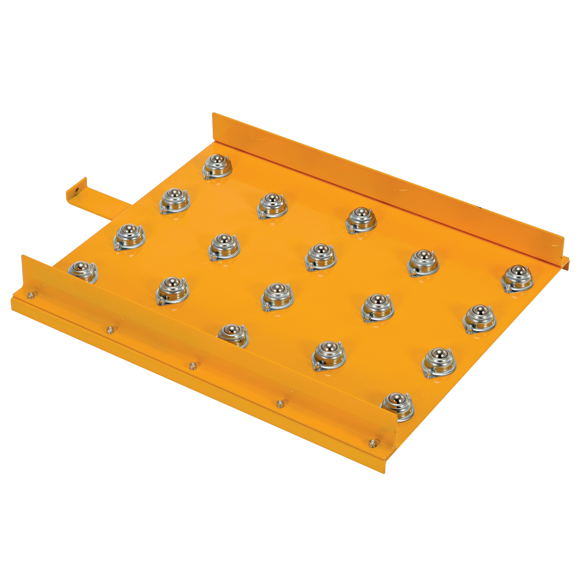 Vestil Ball Transfer Platform for Hefti-Lift Models - Steel, Powder Coat Finish, Edge Guards, Model# HYDC-BTP
